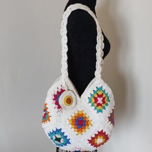 Handmade Crochet Women's Shoulders Bag